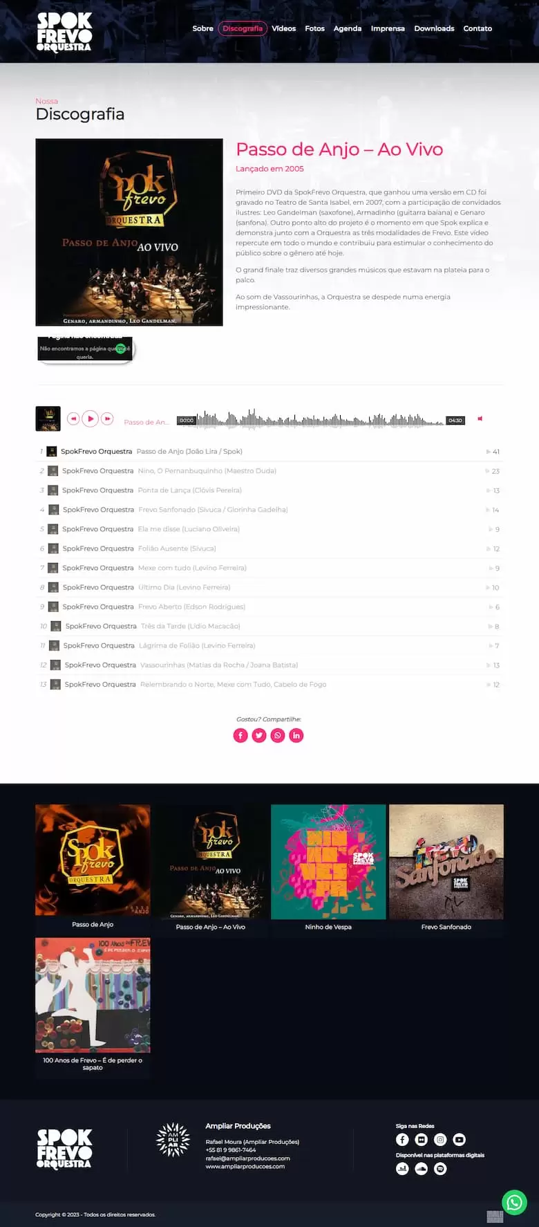 Imagem layout: SpokFrevo Orquestra