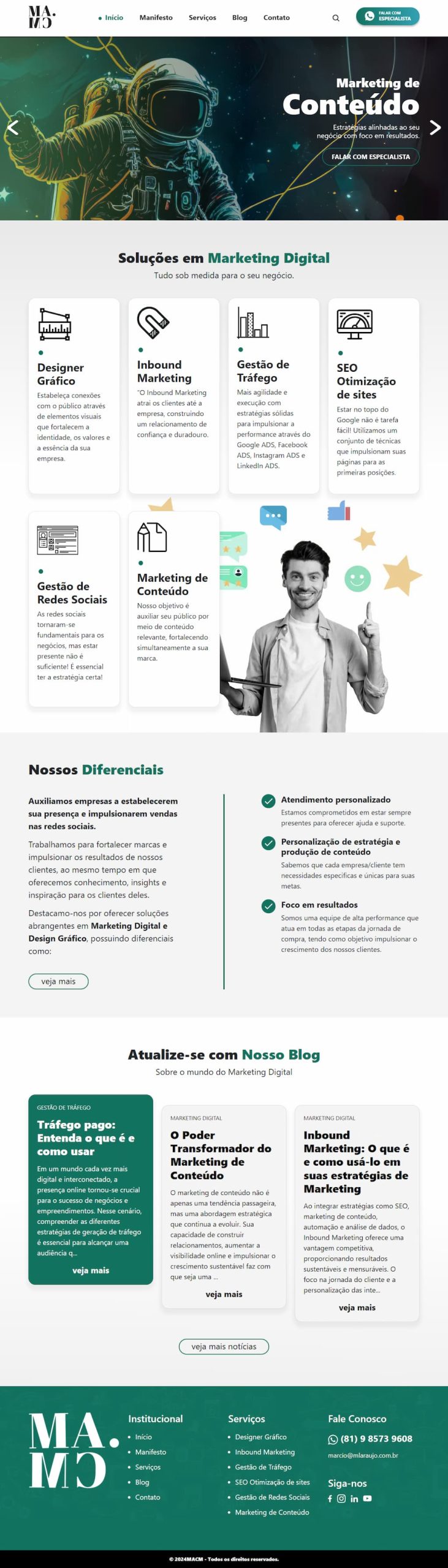 Imagem layout: MACM | Marketing Digital
