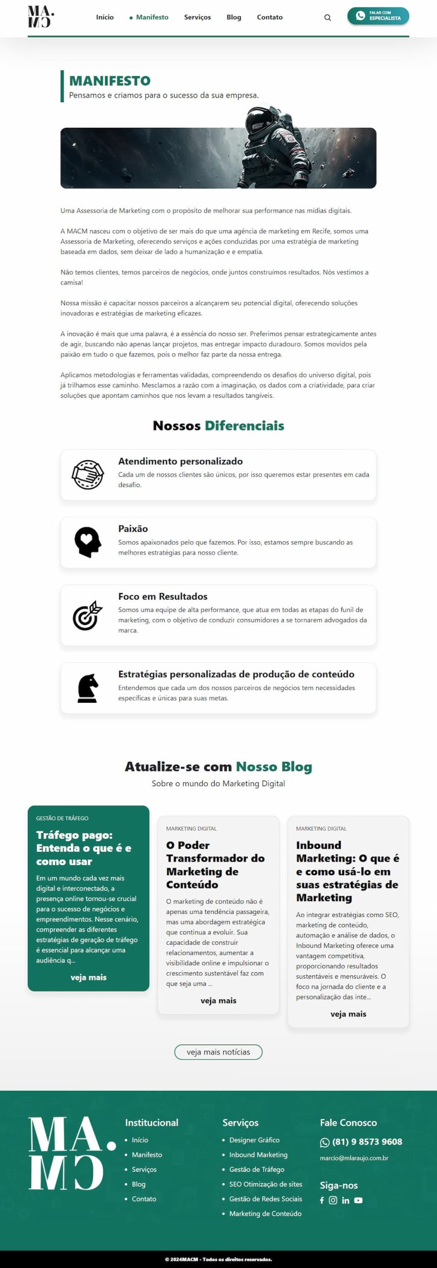 Imagem layout: MACM | Marketing Digital