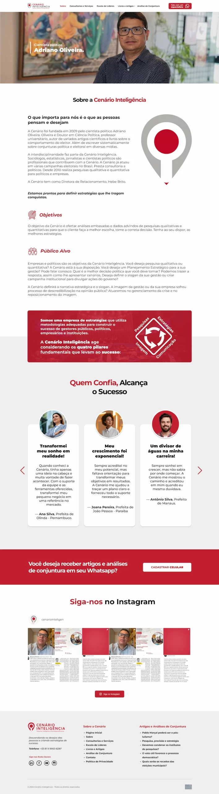 Imagem layout: Cenário Inteligência