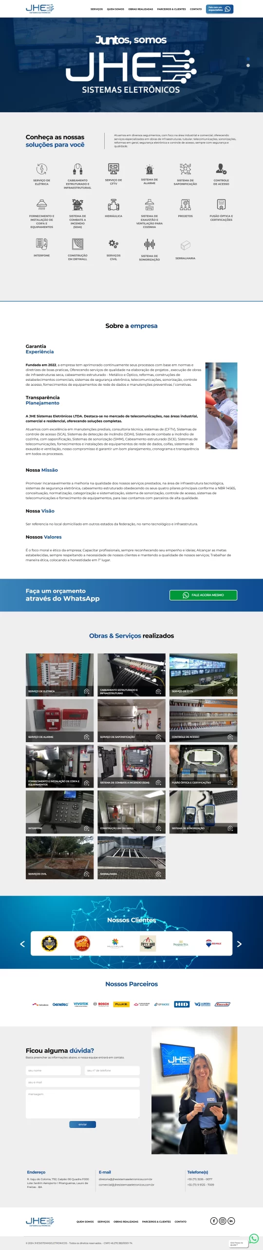 Imagem layout: JHE Sistemas Eletrônicos