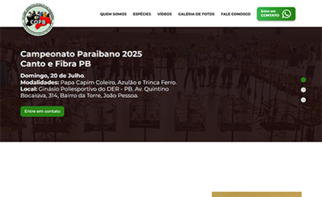 COPB – CLUBE ORNITOLÓGICO DA PARAÍBA